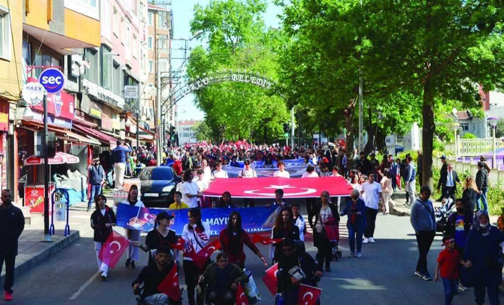 19 Mayıs Çorlu'da Coşku İle Kutlandı