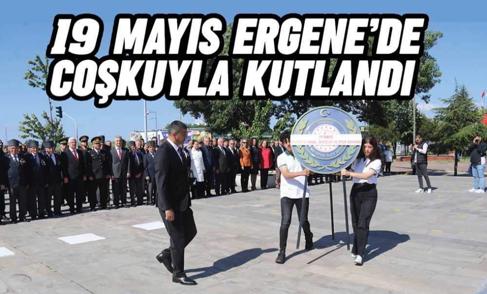 19 Mayıs Ergene'de Coşkuyla Kutlandı