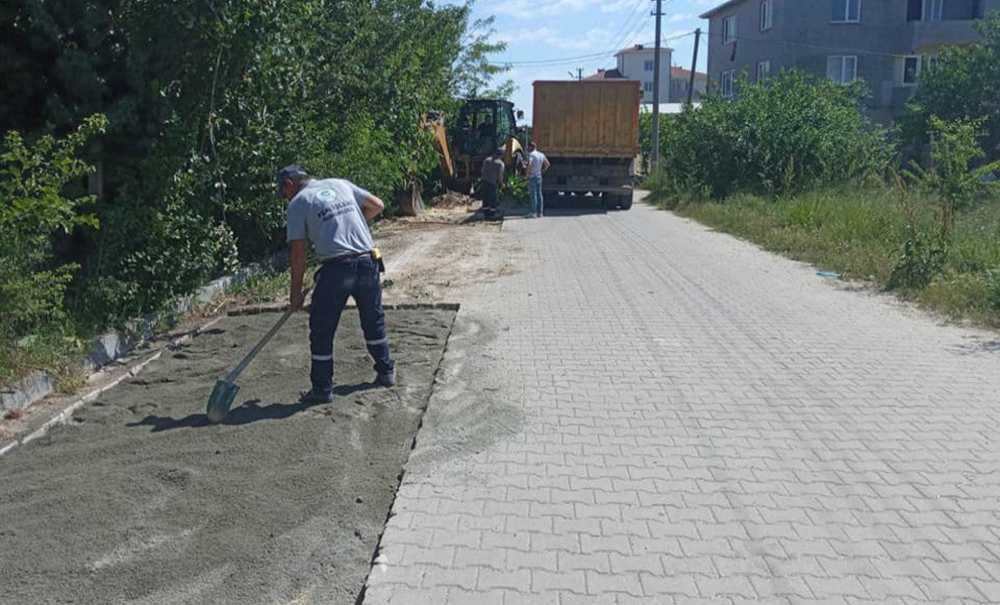 Kilit Parke Taş Çalışmaları Sürüyor