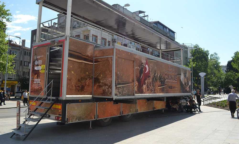 Gezici Çanakkale Mobil Müzesi Çorlu'da