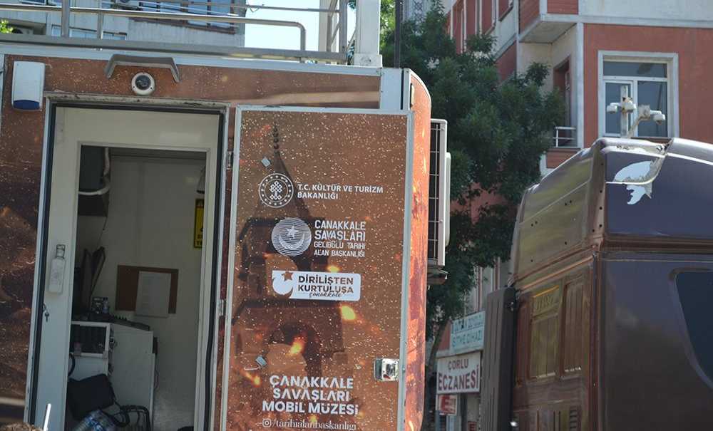 Gezici Çanakkale Mobil Müzesi Çorlu'da