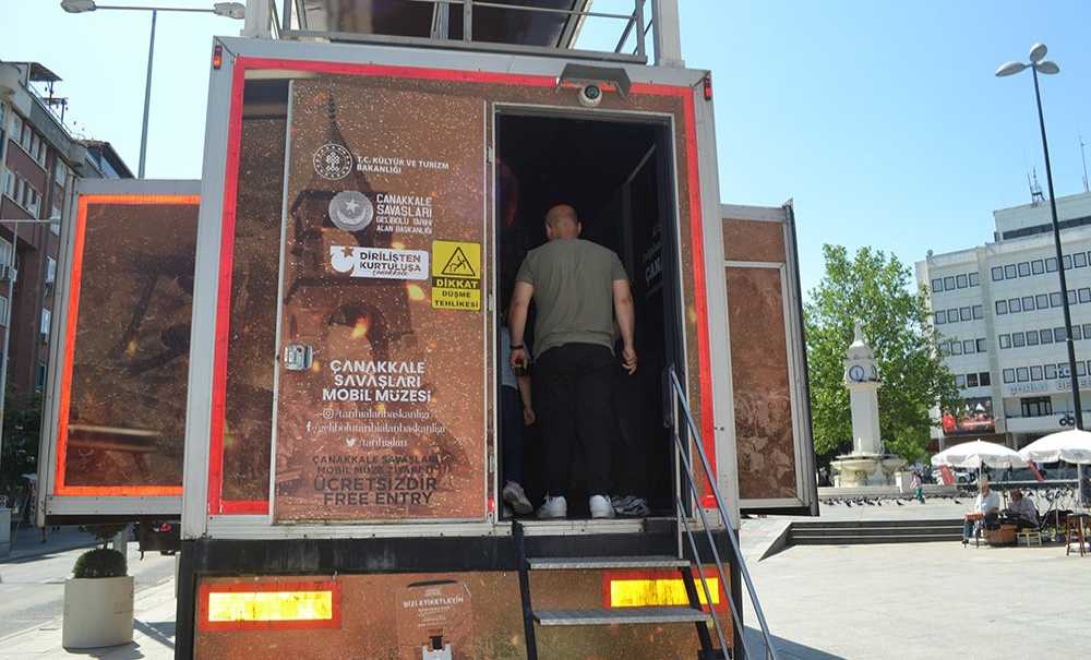 Gezici Çanakkale Mobil Müzesi Çorlu'da