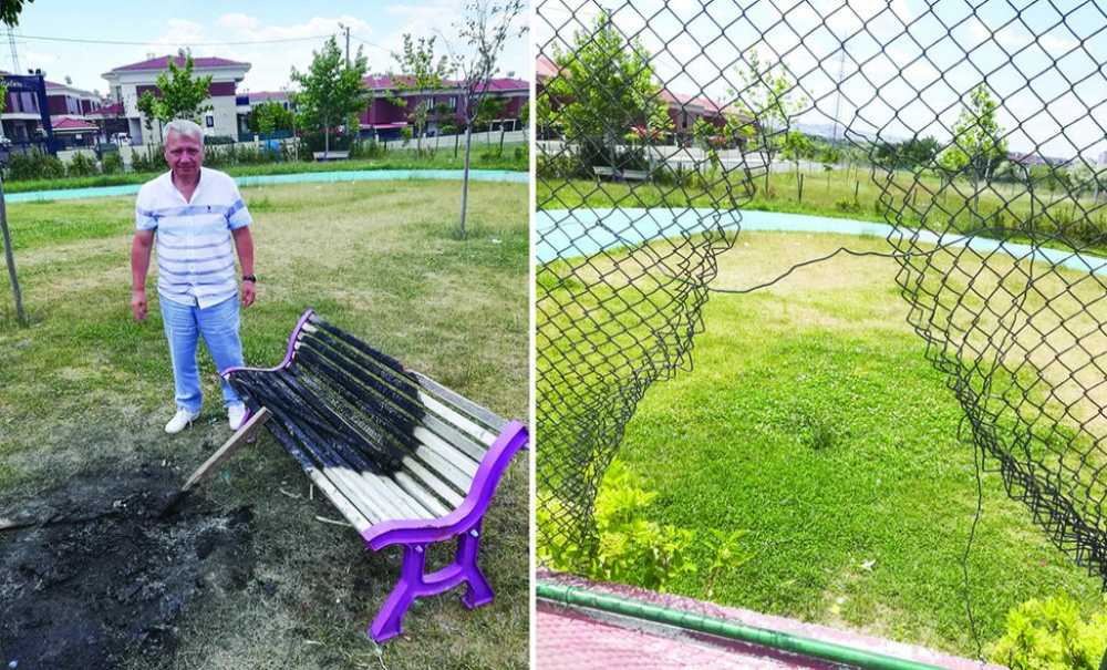 Şehir Eşkıyaları Parklara Zarar Veriyor