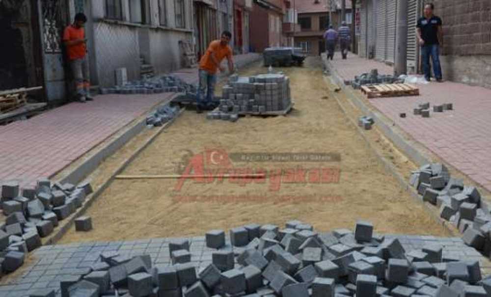 Hacı Salih Sokak Tamamlanıyor