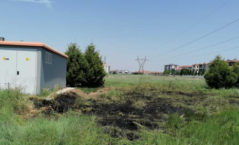 Anız Yangını Korku Dolu Anlar Yaşattı