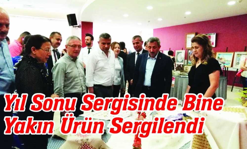 Yıl Sonu Sergisinde Bine Yakın Ürün Sergilendi