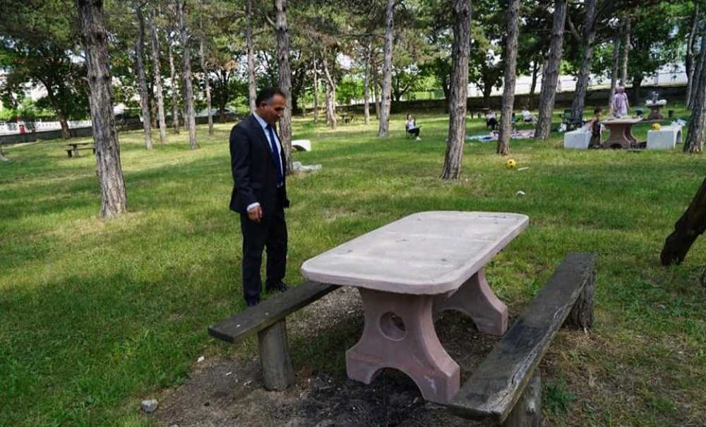 Piknik Masaları Yenilendi