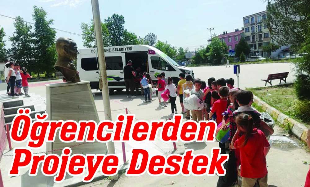 Öğrencilerden Projeye Destek