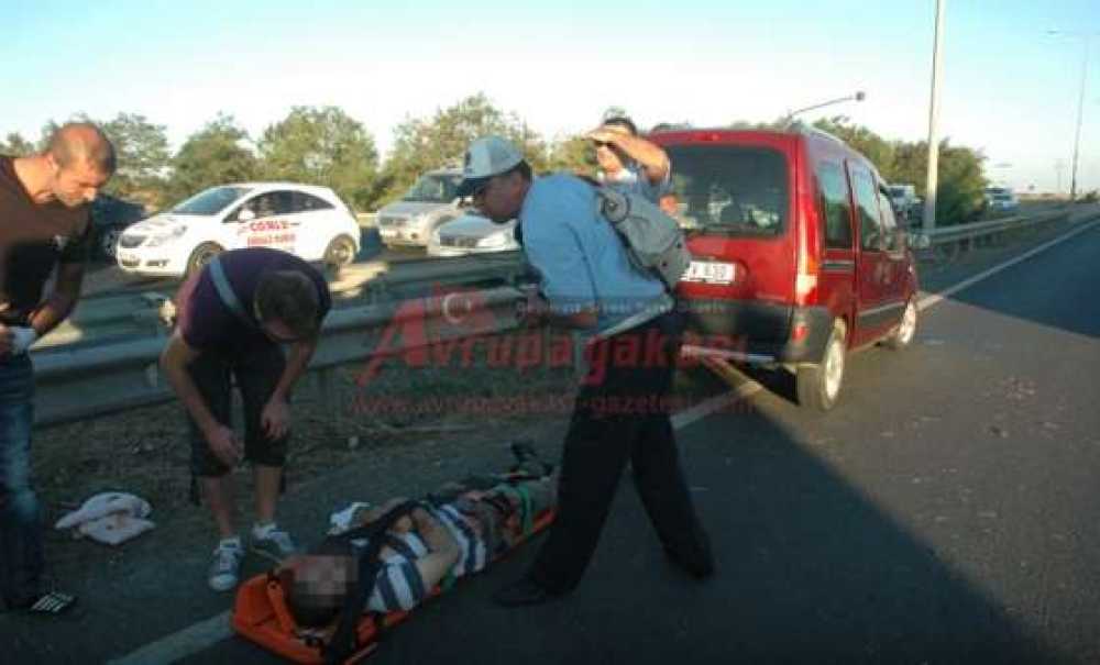 Yaralı Almaya Giden Ambulans Kaza Yaptı