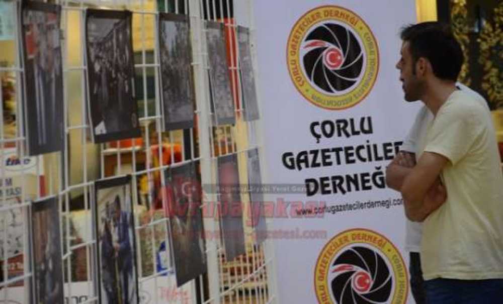 Çorlu Gazeteciler Derneği`nin Fotoğraf Sergisi Orion Avm`de