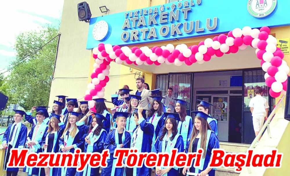 Mezuniyet Törenleri Başladı