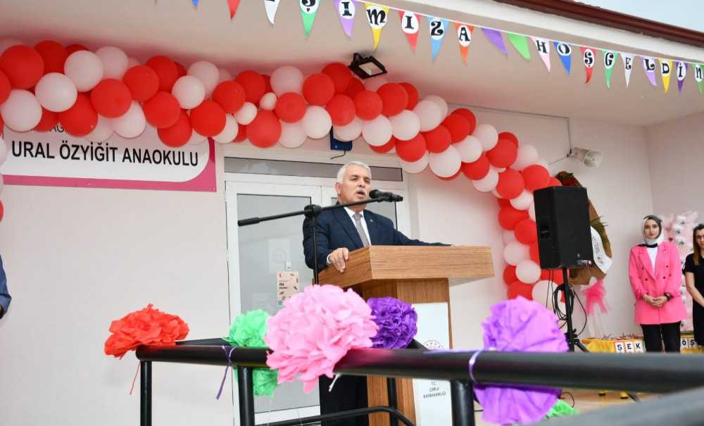 Hayırsever Ural Özyiğit'in Yaptığı Anaokul Açıldı