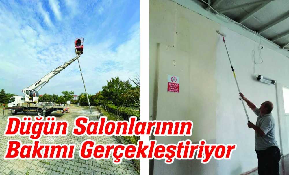 Düğün Salonlarının Bakımı Gerçekleştiriyor