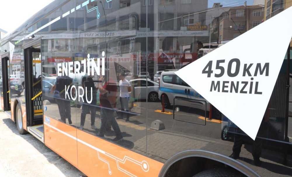 Elektrikli Otobüs Test Sürüşlerine Başladı