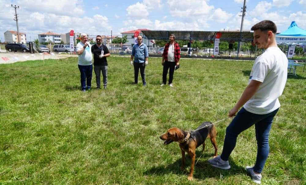 Ergene'de Köpek Güzellik Yarışması Yapıldı
