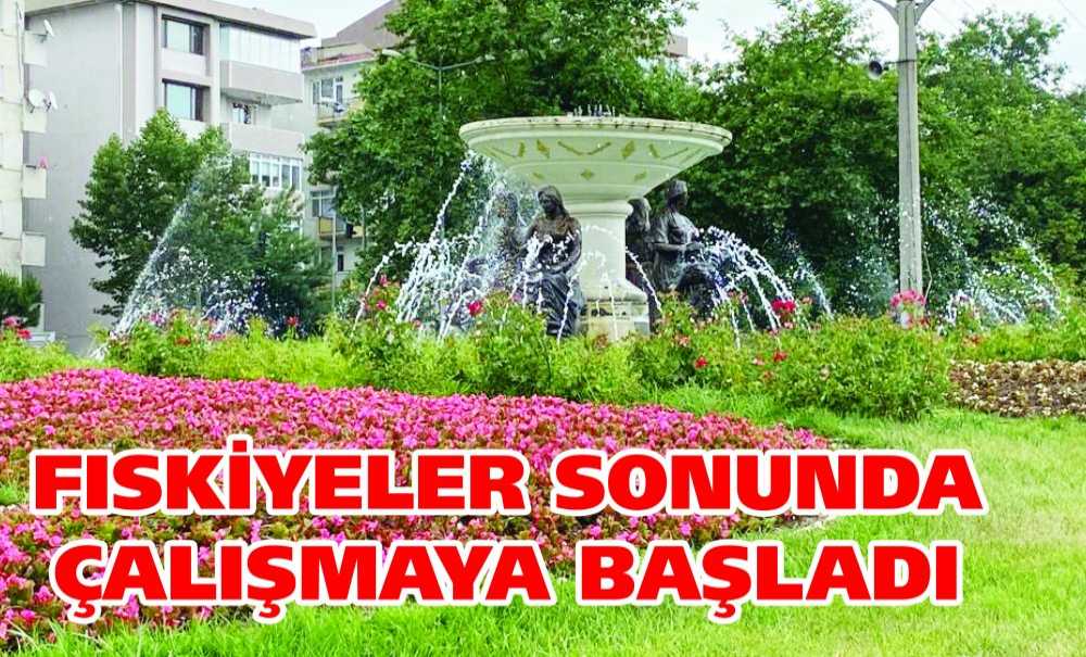 Fıskiyeler Sonunda Çalışmaya Başladı