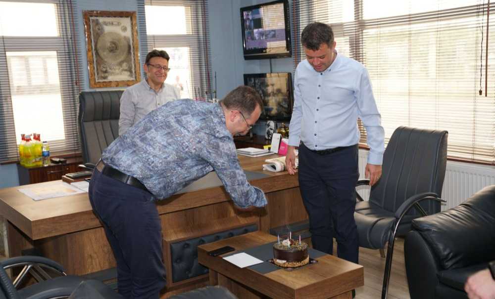 Başkan Sarıkurt Gazetemizi Ziyaret Etti