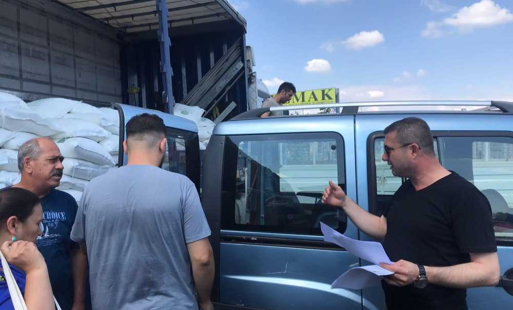 Esnafa 27 Ton Şeker Teslim Edildi