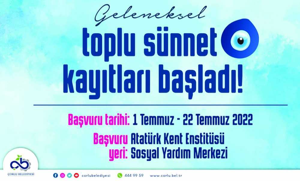 Toplu Sünnet Kayıtları Devam Ediyor