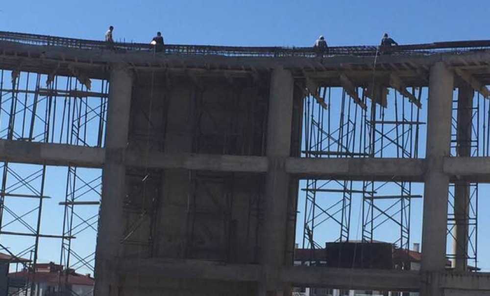 Spor Salonu İnşaatı Çalışmaları Hızlandı