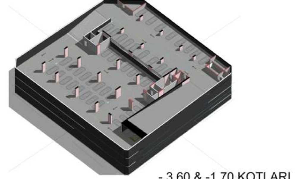 Kapalı Otoparkta Çalışmalar Sürüyor