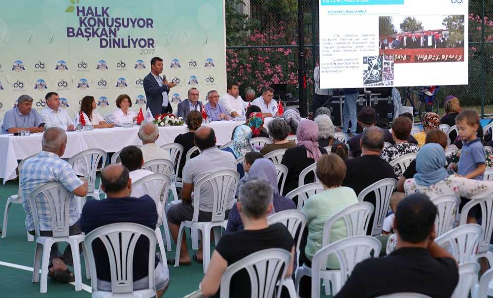 Mahallesi Sakinleriyle Buluştu