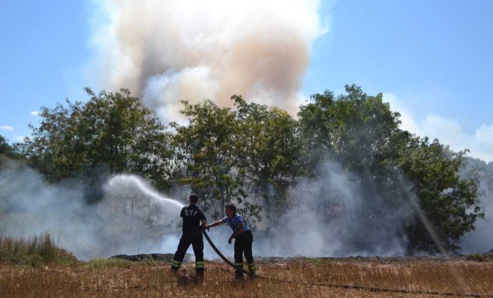 Mühendislik Fakültesi Yerleşkesinde Yangın Paniği