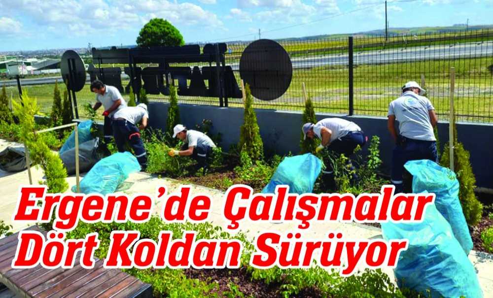 Ergene'de Çalışmalar Dört Koldan Sürüyor