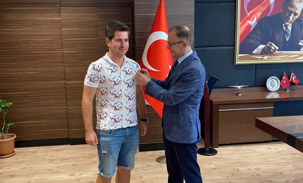 Dereceye Giren Öğrenciler Kaymakam Sarılı'yı Ziyaret Etti