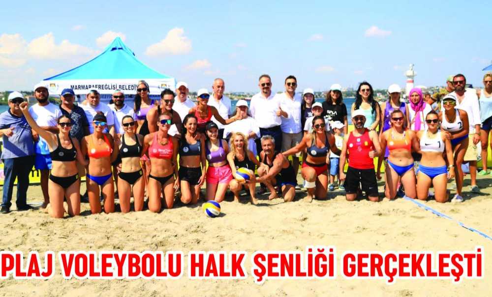 Plaj Voleybolu Halk Şenliği Gerçekleşti