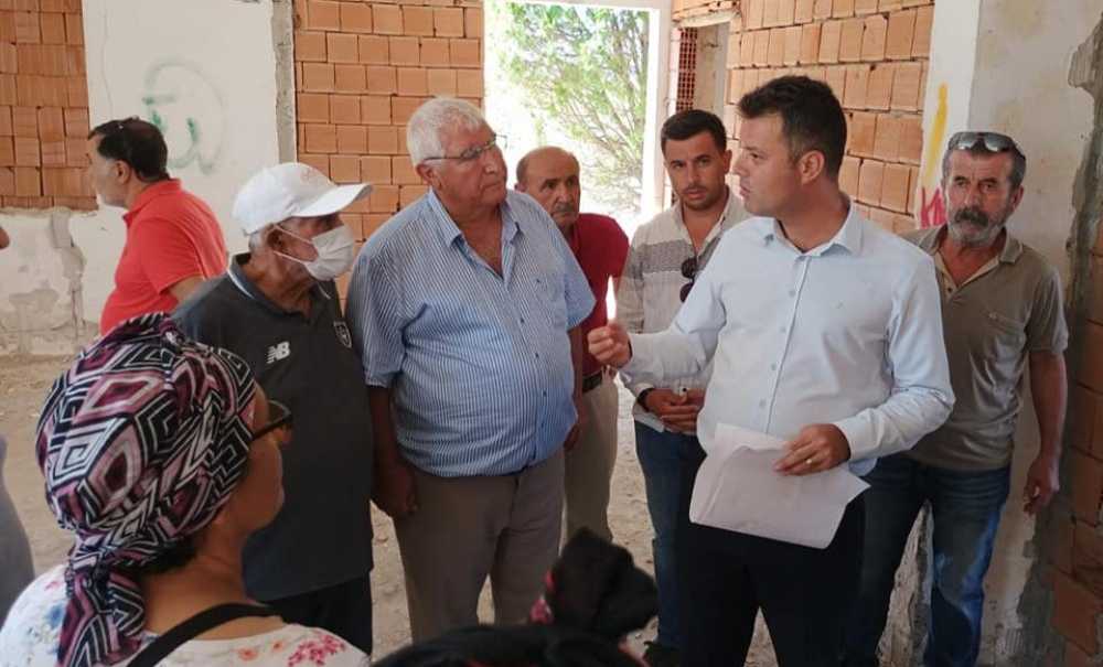 Başkan Sarıkurt Yenice Mahallesi'nde İncelemelerde Bulundu