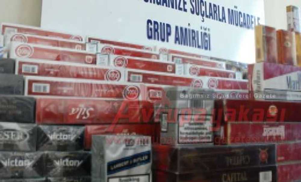2 Ayrı Otomobilde Kaçak Sigara