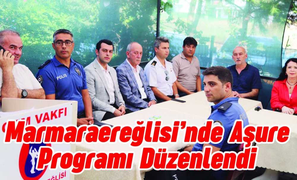 Marmaraereğlisi'nde Aşure Programı Düzenlendi