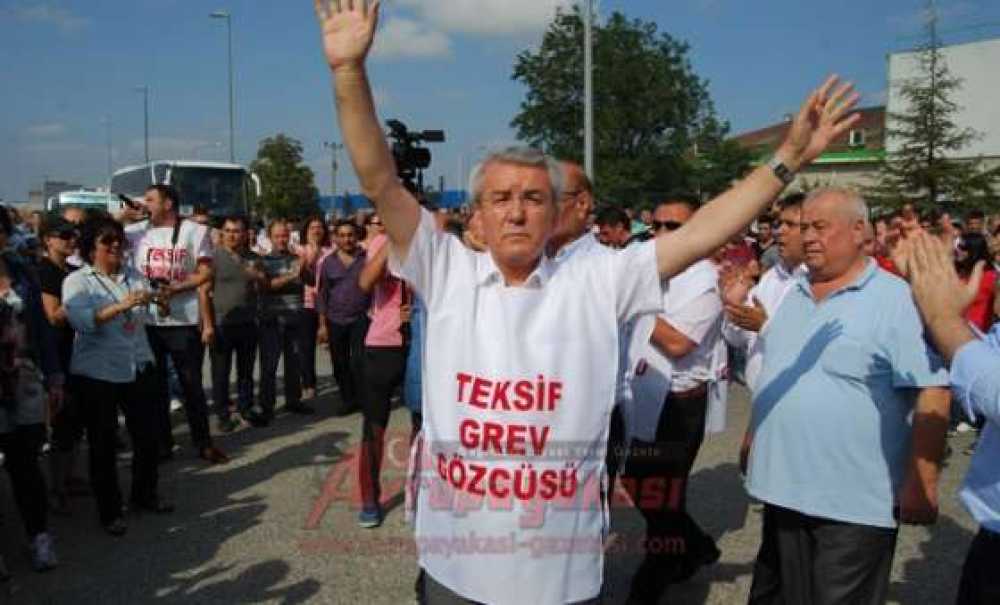 Teksif 12 Bin İşçiyle Greve Çıktı