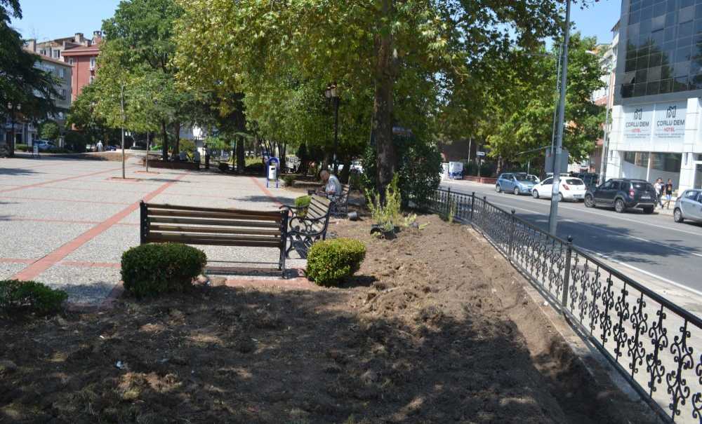 Uğur Mumcu Parkı'nda Çalışma