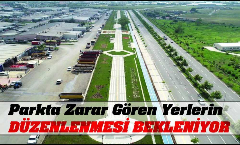 Parkta Zarar Gören Yerlerin Düzenlenmesi Bekleniyor