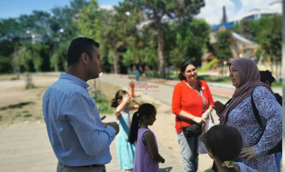 Başkan Sarıkurt Millet Bahçesini Ziyaret Etti