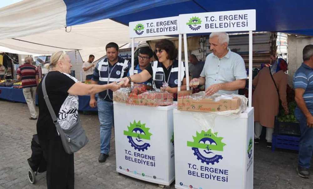 Ergene'de Aşure Dağıtımı Devam Ediyor