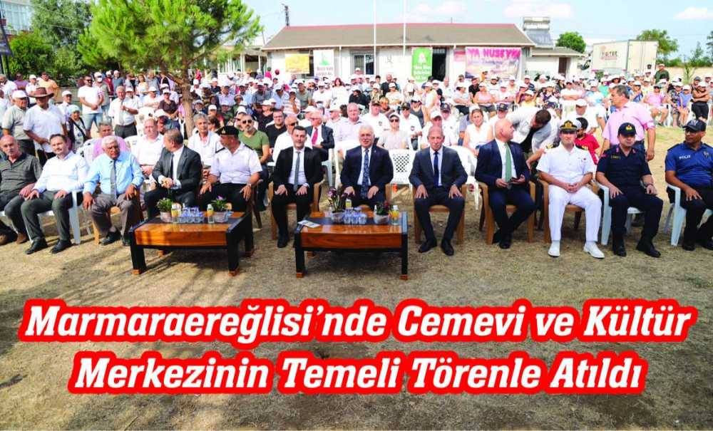 Marmaraereğlisi'nde Cemevi Ve Kültür Merkezinin Temeli Törenle Atıldı
