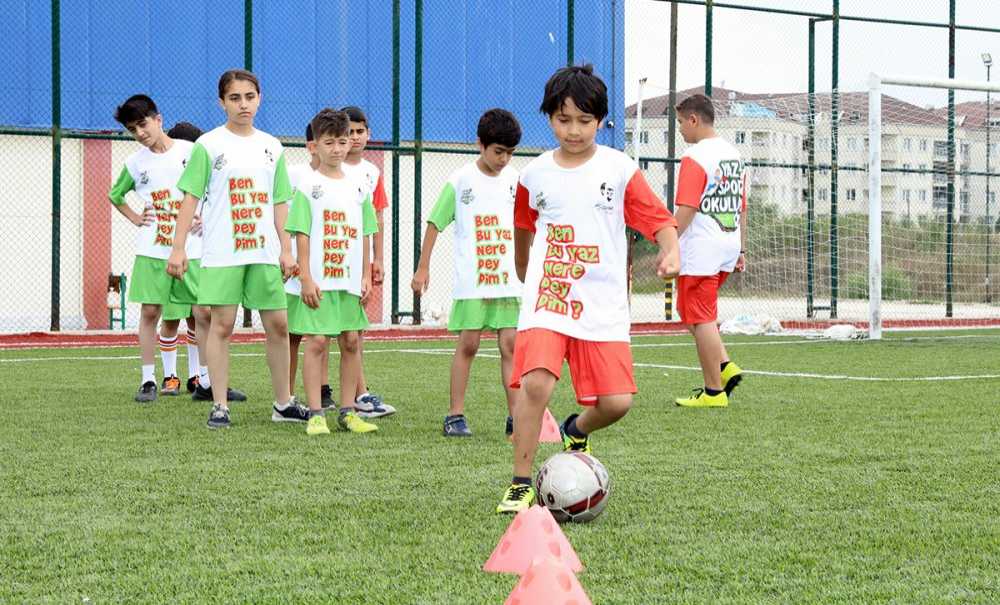 Çerkezköy'de Yaz Spor Okulu Devam Ediyor