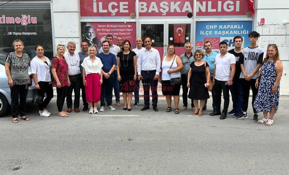 Chp'li Yüceer, Çerkezköy Ve Kapaklı'da Temaslarda Bulundu