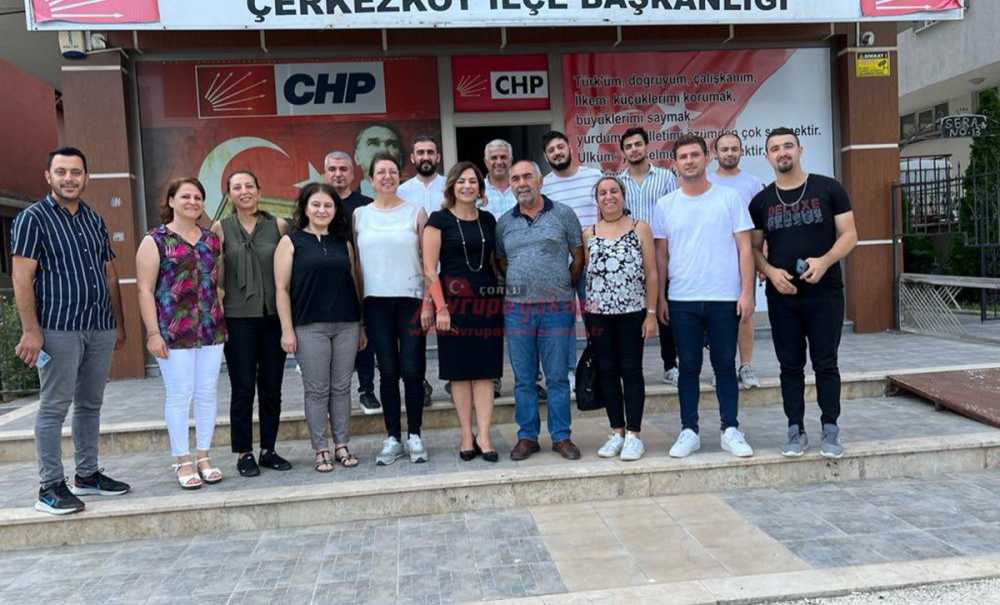 Chp'li Yüceer, Çerkezköy Ve Kapaklı'da Temaslarda Bulundu