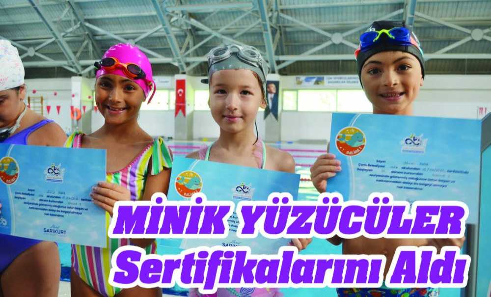 Minik Yüzücüler Sertifikalarını Aldı