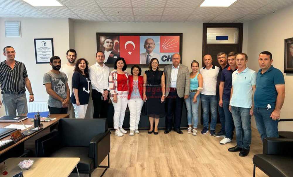 Chp'li Yüceer Süleymanpaşa'da Temaslarda Bulundu