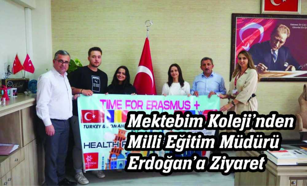 Mektebim Koleji'nden Milli Eğitim Müdürüne Ziyaret