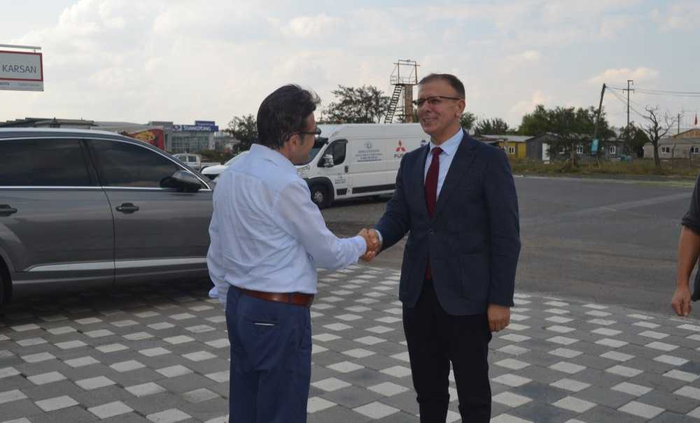 Kaymakam Sarılı'dan Gazetemize Veda Ziyareti