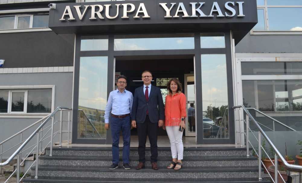 Kaymakam Sarılı'dan Gazetemize Veda Ziyareti