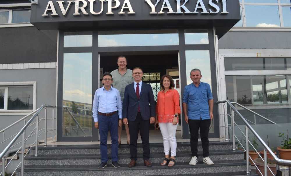 Kaymakam Sarılı'dan Gazetemize Veda Ziyareti