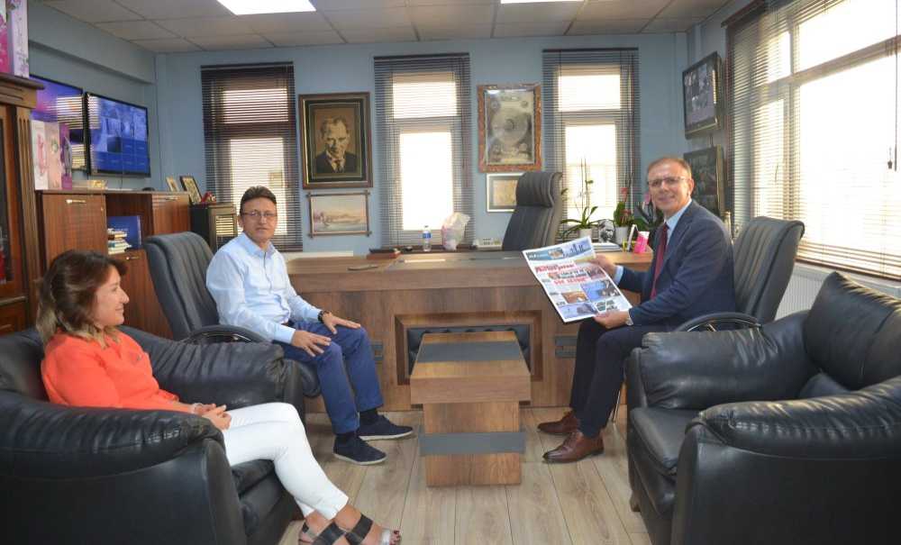 Kaymakam Sarılı'dan Gazetemize Veda Ziyareti