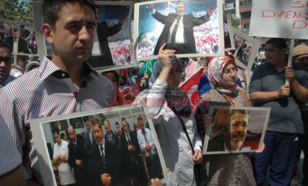 Çorlu`dan Mısır`a Destek Eylemi